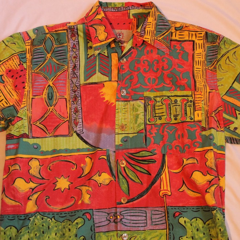 Vintage Men's Button Up| The Territory Ahead